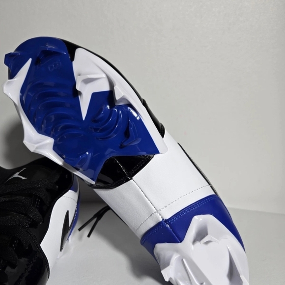 Nike Air Jordan 1 Low TD Football Cleats Royal/Black Men\'s Size 9 FJ6245-401 main image 6